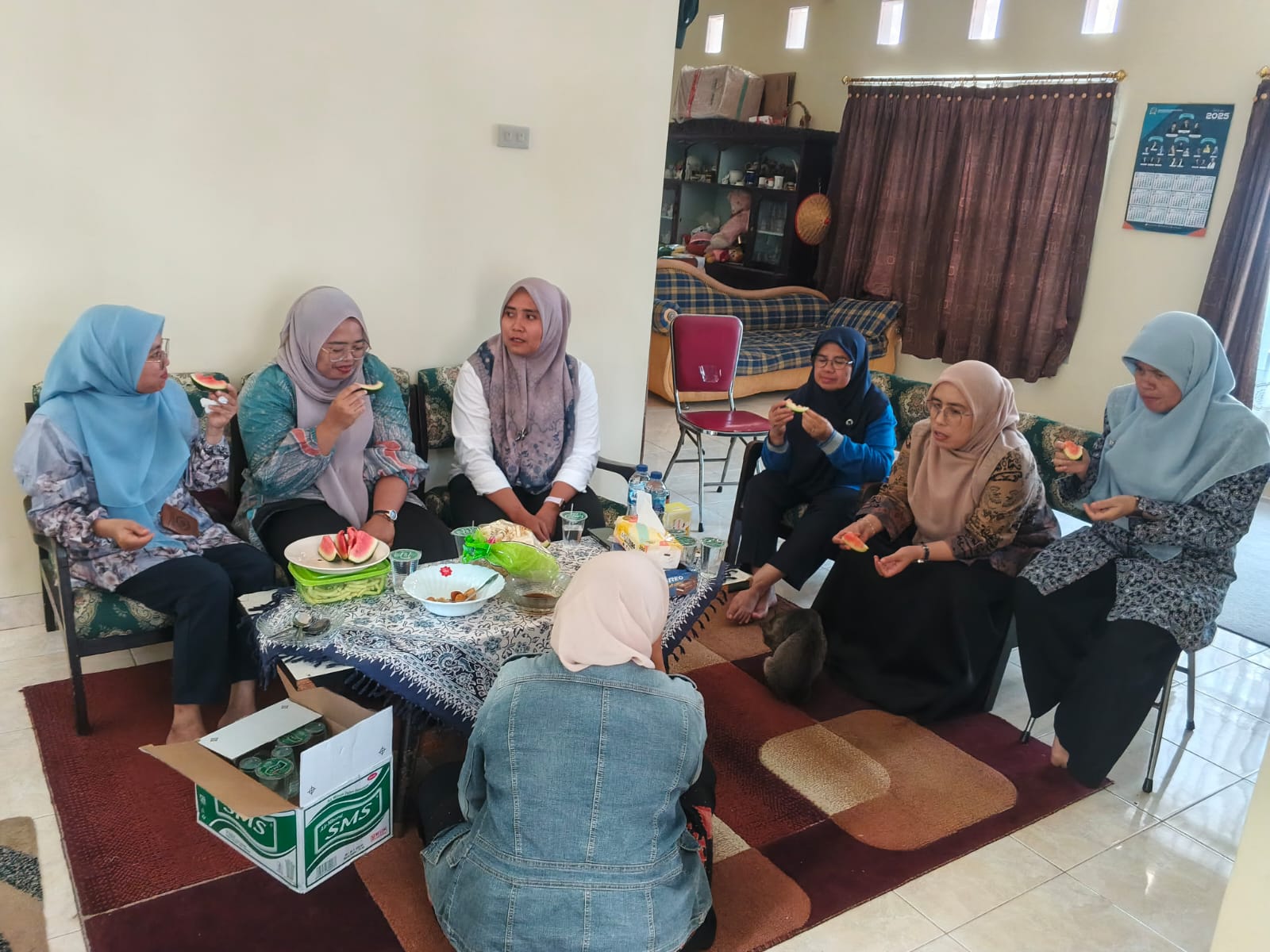 menjenguk anak bu ketua 10okt 1