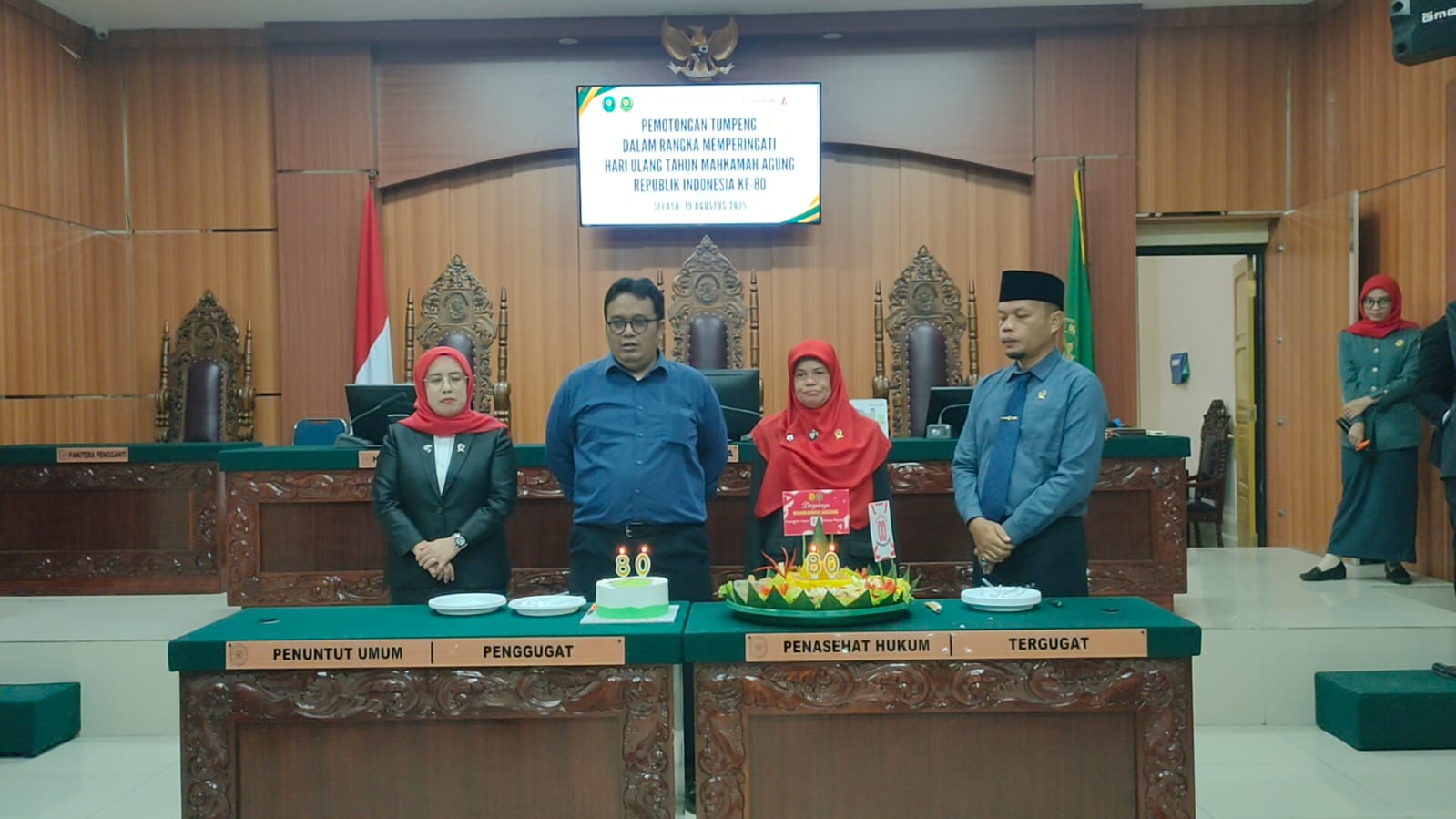 upacara hut mari 19agust 2